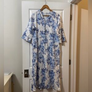 Oscar De La Renta vintage floral housecoat